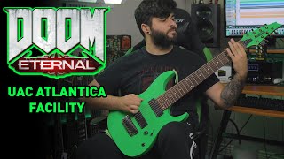 Video thumbnail of "UAC ATLANTICA FACILITY - DOOM ETERNAL (OST) // 8 String Guitar Cover"