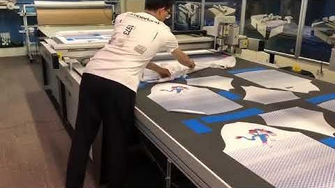 Precision Printed Fabric Cutting with JWEI FH03II-2516-RQ Digital Cutter