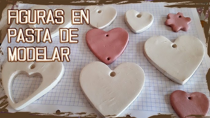 Modelar con pasta de secado al aire. Manualidades para niños con masa  flexible, foam clay. 