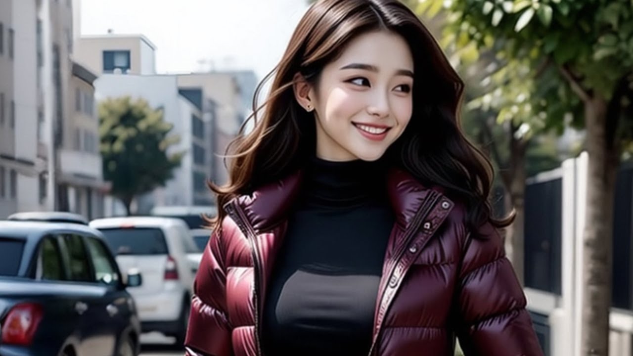 [4K lookbook] Outfit Of The Day | 추위 걱정 없는 윈터 미니멀 룩! 패딩 & 터틀넥 & 미니스커트 ❄️✨