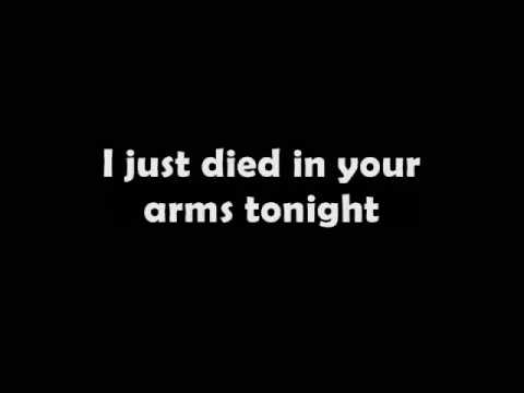 just died in your arms tonight live