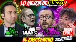 IKER JIMÉNEZ Y RAMÓN TAMAMES VS PABLO ECHENIQUE Y JORDI ÉVOLE - LO MEJOR DEL ZASCOMETRO #3