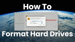 How to Format an SSD (or HDD) on MacOS