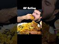 ASMR: EATING SPICY MUTTON CURRY 🔥 BASMATI RICE || #shorts #mukbangn#asmreating #mukbangasmr#asmr