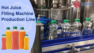 12000Bph Juice Filling Machine Production Line Hot Bottling Equipment Evertop Machinery