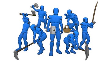 Human Villager Animations - Unity | Godot | Unreal