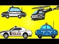 Police Car | Learn Vehicles | Car Videos | Nursery Rhymes | My Little TV