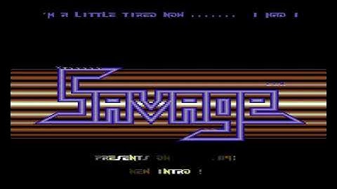 C64 Intro : 1989 Savage Intro