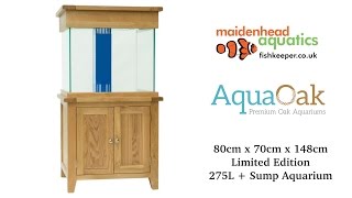 Aqua Oak Xl Cube Systemised Aquarium - Limited Edition