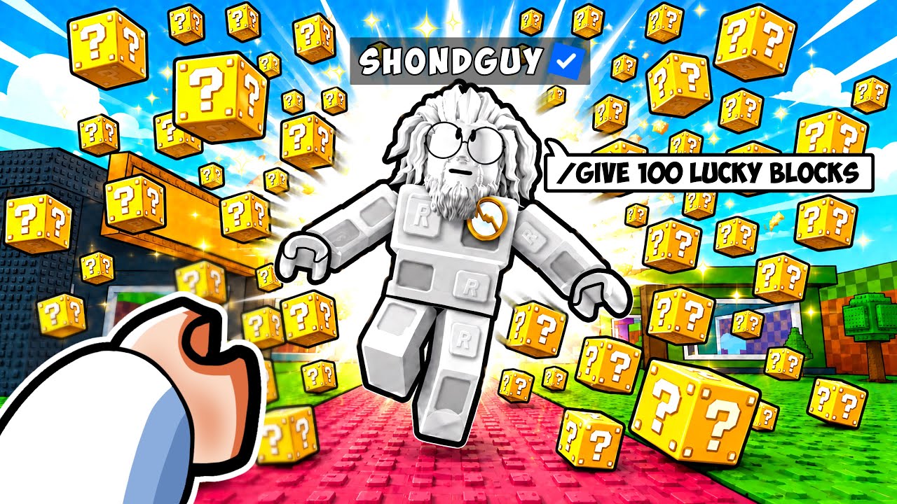 Aku Dikasih OWNER ASLI Kick a Lucky Block 100 SECRET LUCKY BLOCK!
