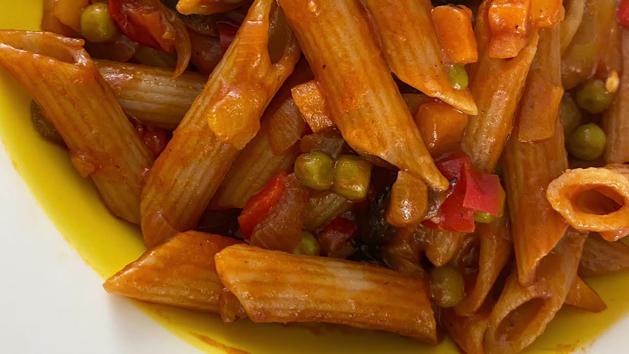 Recette des pâtes aux légumes, recette économique équilibrée et délicieuse vous la regretterez pas