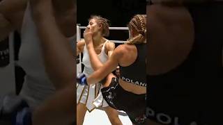 Incredible Striking: Kierczynska vs “Barbie” Vandaryeva on Fire💀 #gym #gymedit #boxing