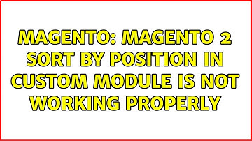 Magento: Magento 2 sort by position in custom module is not working properly