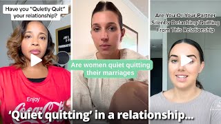 Are Women Quiet Quitting Their Marriages? | TikTok Compilation