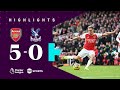 Gunners Bounce Back Arsenal 5 0 Crystal Palace Premier League Highlights 