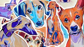 Healing my soul (by drawing LOTS of dogs) ❤