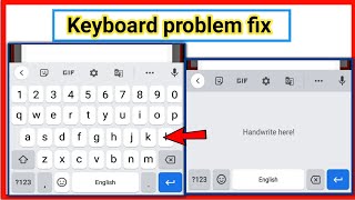 keyboard problem | keyboard handwrite here problem | keyboard nahi aa raha hai screenshot 5