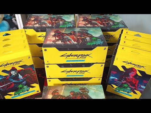 I OPENED CYBERPUNK TCG EARLY!!! - YouTube