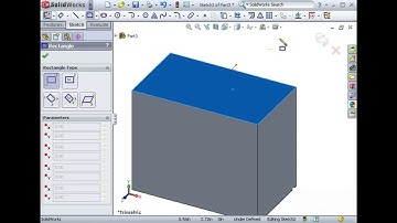 LearnSW for Beginners 10 Sketches on Faces (Solidworks Tutorial)