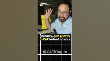 CAT Preparation Strategy for Working Professionals | How many hours to Study for MBA Entrance test ?