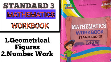 3rd class math workbook chapter 1,2 Introduction to geometrical figures, number work#3rd class math