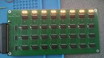 PJ5 Register Board test