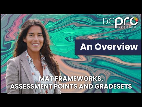 How to use MAT Frameworks, Assessment Points & Gradesets | DCPro Assessment | Online Pupil Tracking
