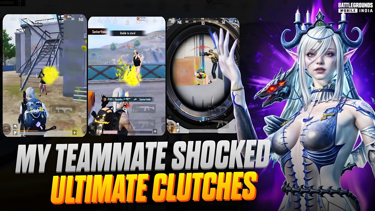 My teammate was shocked 🥵 ultimate royale clutches || Legend pushers🔥 Fastest 1vs4 clutches