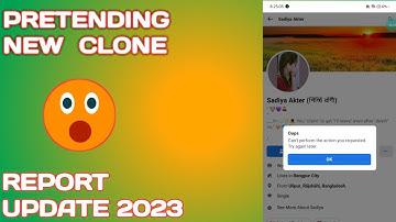Pretending Report Facebook Clone Update 2023 100% working Trick Just Now Id Disable