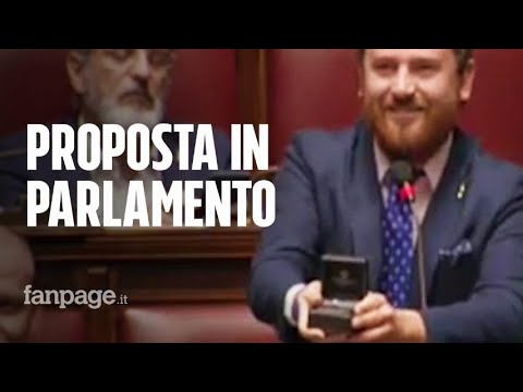 Proposta di matrimonio in parlamento, il deputato leghista Di Muro: "Elisa mi vuoi sposare?"