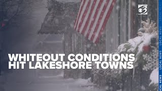 West Michigan drivers face challenges from whiteout conditions near the lakeshore