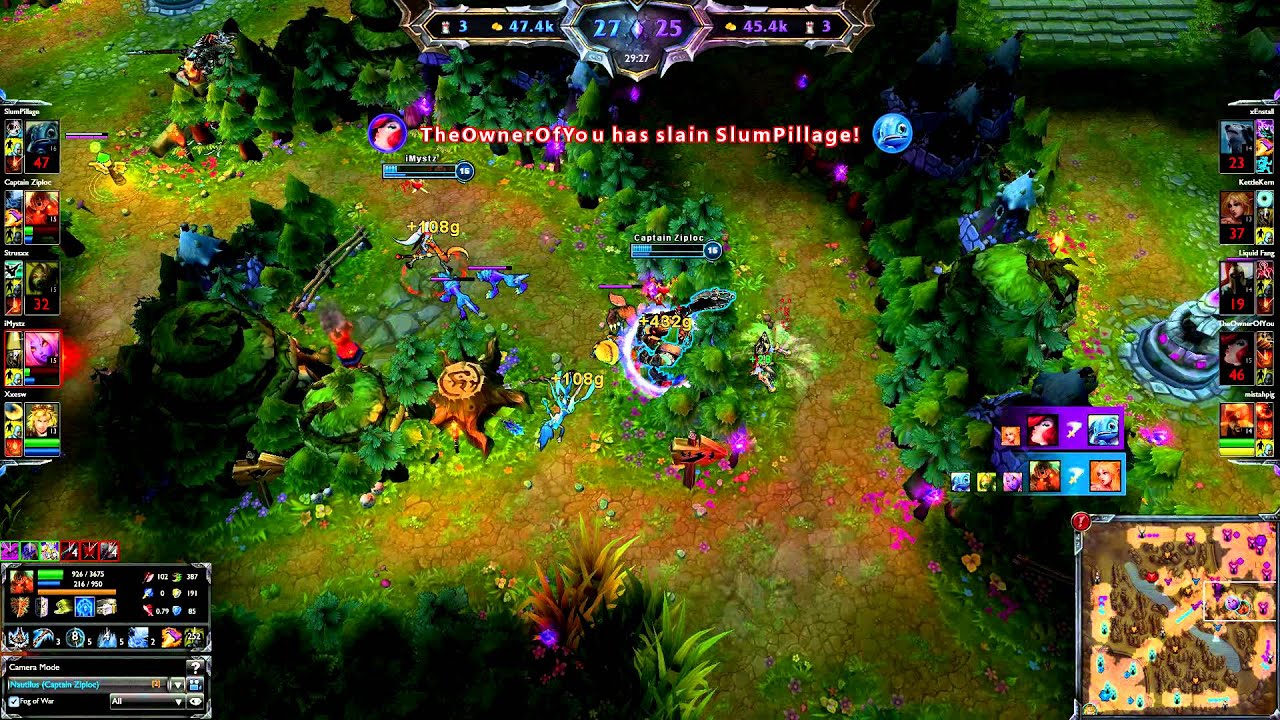 Nautilus auto-attack through the wall