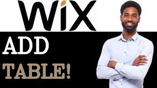 How To Add Table In Wix Full Tutorial (2025)