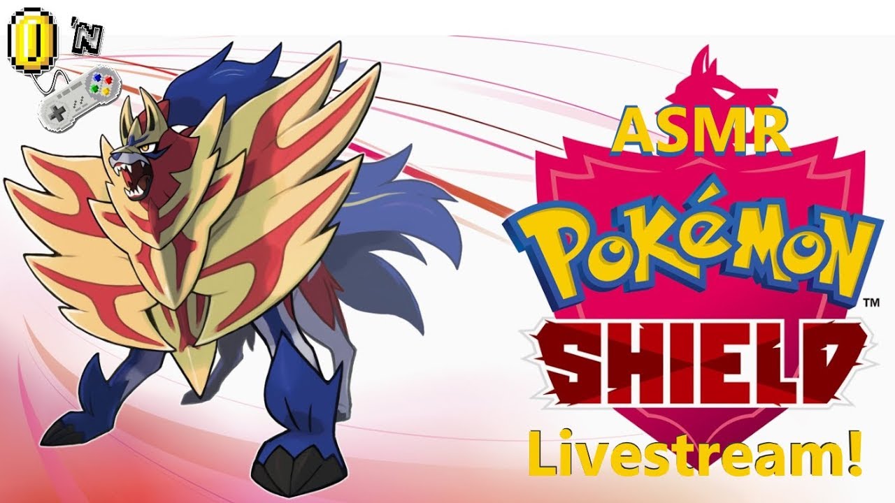 ASMR POKEMON SWORD AND SHIELD Livestream | Whisper + Gum Chewing