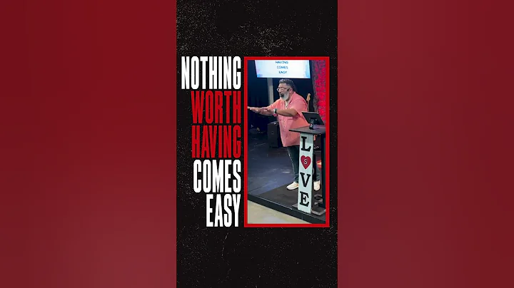 Nothing worth having comes easy #Marriage #covenant #change #sermon