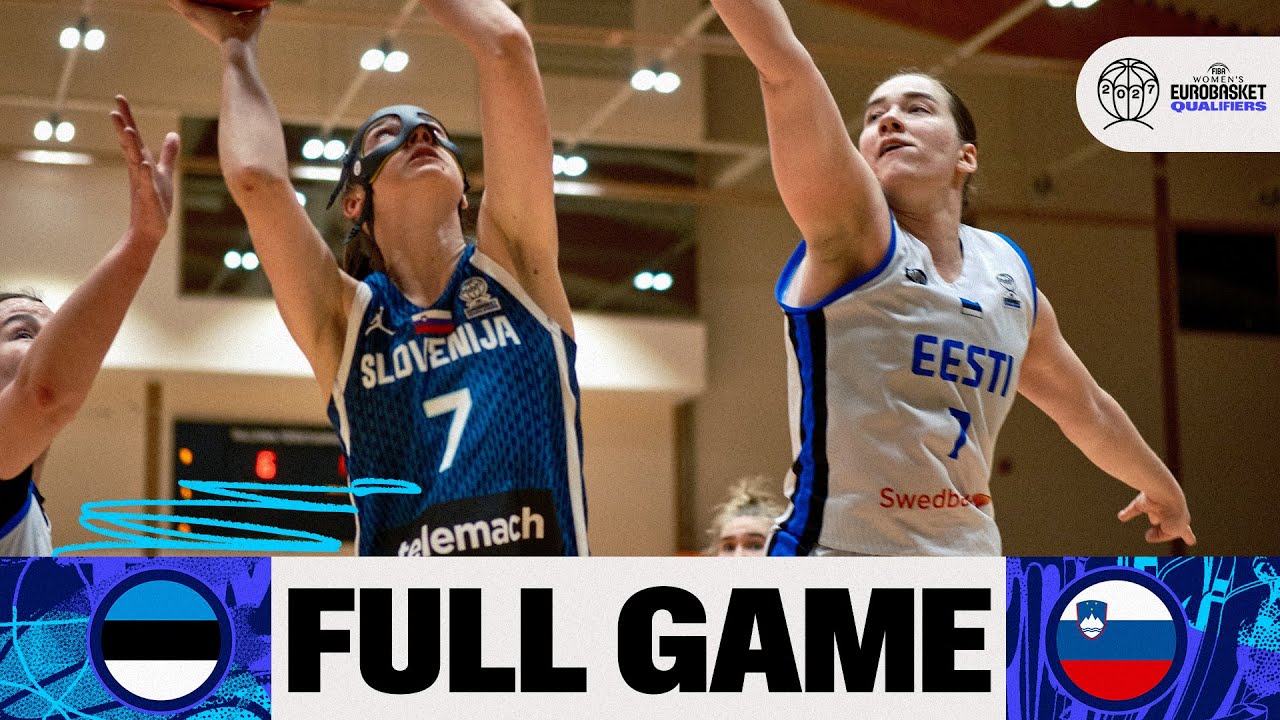 Estonia v Slovenia | Full Basketball Game | FIBA Women's EuroBasket 2027 Qualifiers