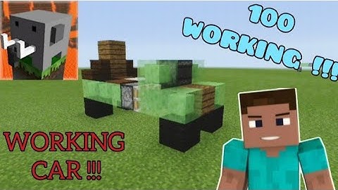 How to make a Working Car in Craftsman Building Crafts.