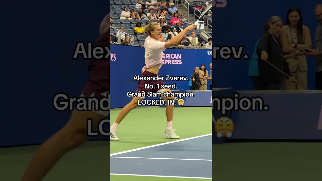 Is he winning it all? 👀 #alexanderzverev #tennis #usopen #champion