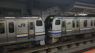 E217系Y101編成復刻塗装横浜駅にて(罵声大会有り)