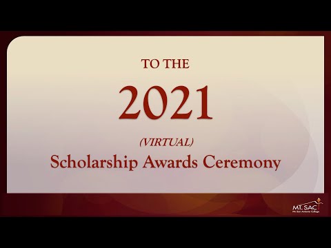 2021 Mt SAC Scholarship Awards Ceremony