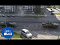 Belarus Military Vehicles Seen In Minsk As Mass Protests Continue 
