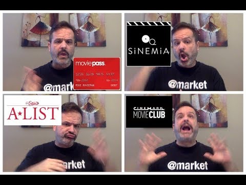 MoviePass vs. Sinemia vs. AMC Stubs A-List vs. Cinemark Movie Club
