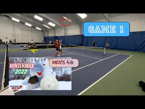 Winter Max Pickleball Tournament Men's Doubles 4.0 Game 1