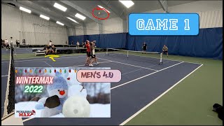 Winter Max Pickleball Tournament Men's Doubles 4.0 Game 1