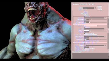 maya ubershader gamechar tesselation test