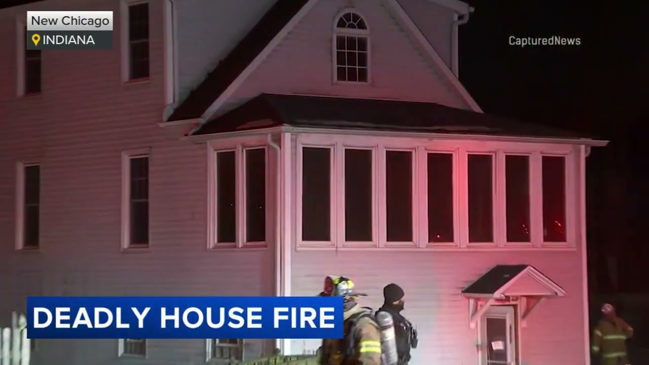 Woman killed in house fire in New Chicago, Indiana, officials say