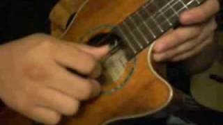 3 finger roll ukulele picking technique -play it forward- chords