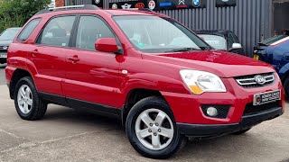 2009 (59) Kia Sportage XS 2.0 4WD 5Dr in Volcanic Red. 65k Miles. 1 Owner. 7 Services. £4150