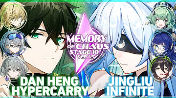 Dan Heng Hypercarry & Jingliu Infinite | Memory Of Chaos 1.5 - Stage 10 (Honkai Star Rail)