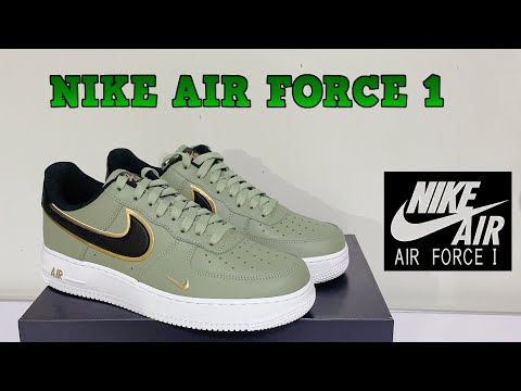 air force 1 07 lv8 metallic swoosh pack oil green